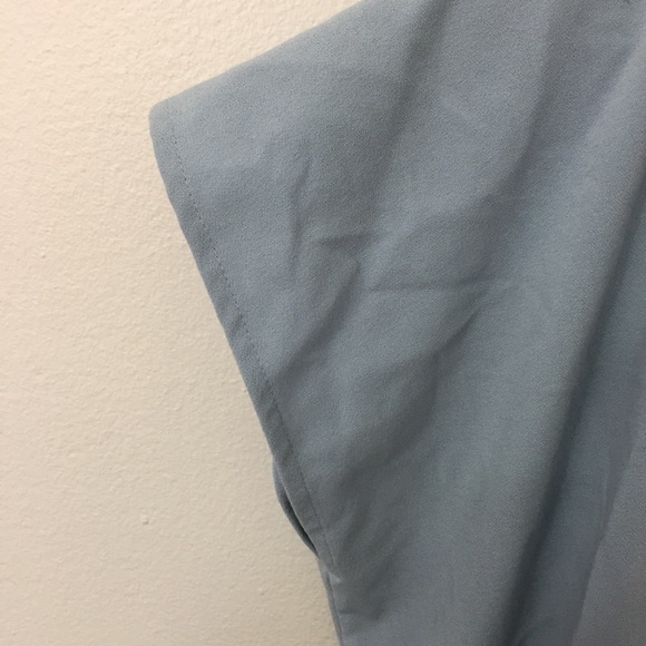 JESSE KAMM Size Medium Large Blue Blouse - Picture 4 of 5